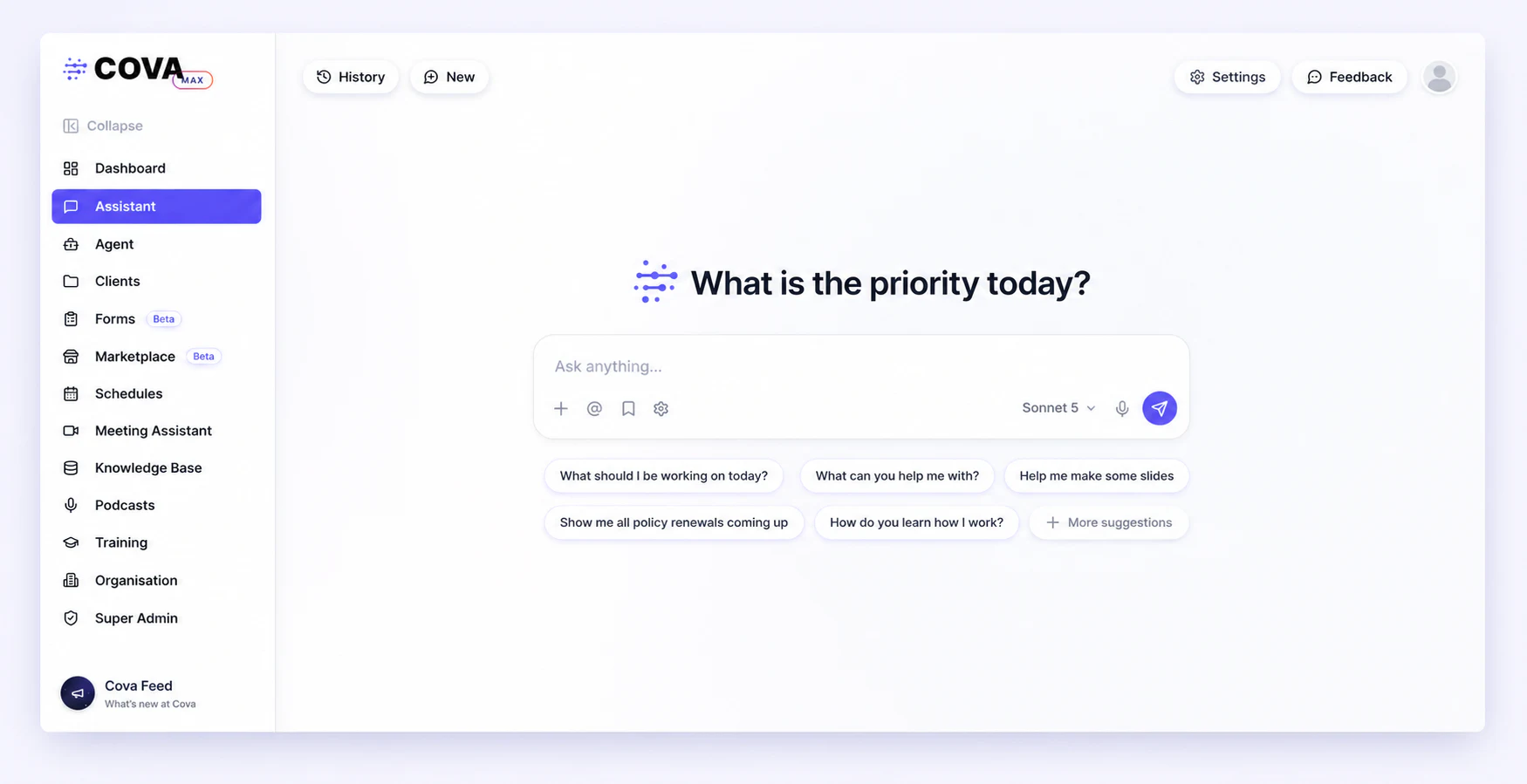 Cova AI Assistant